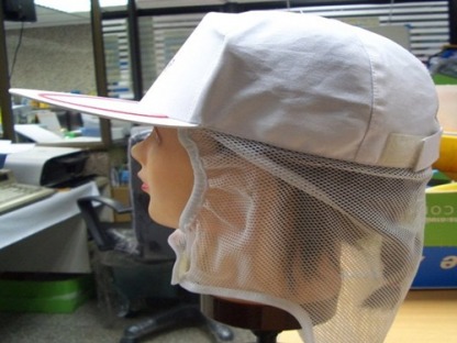 หมวก - หมวกกอล์ฟหน้ากำบังผ้าทั้งใบตาข่ายรัดคางปีกกอล์ฟ003